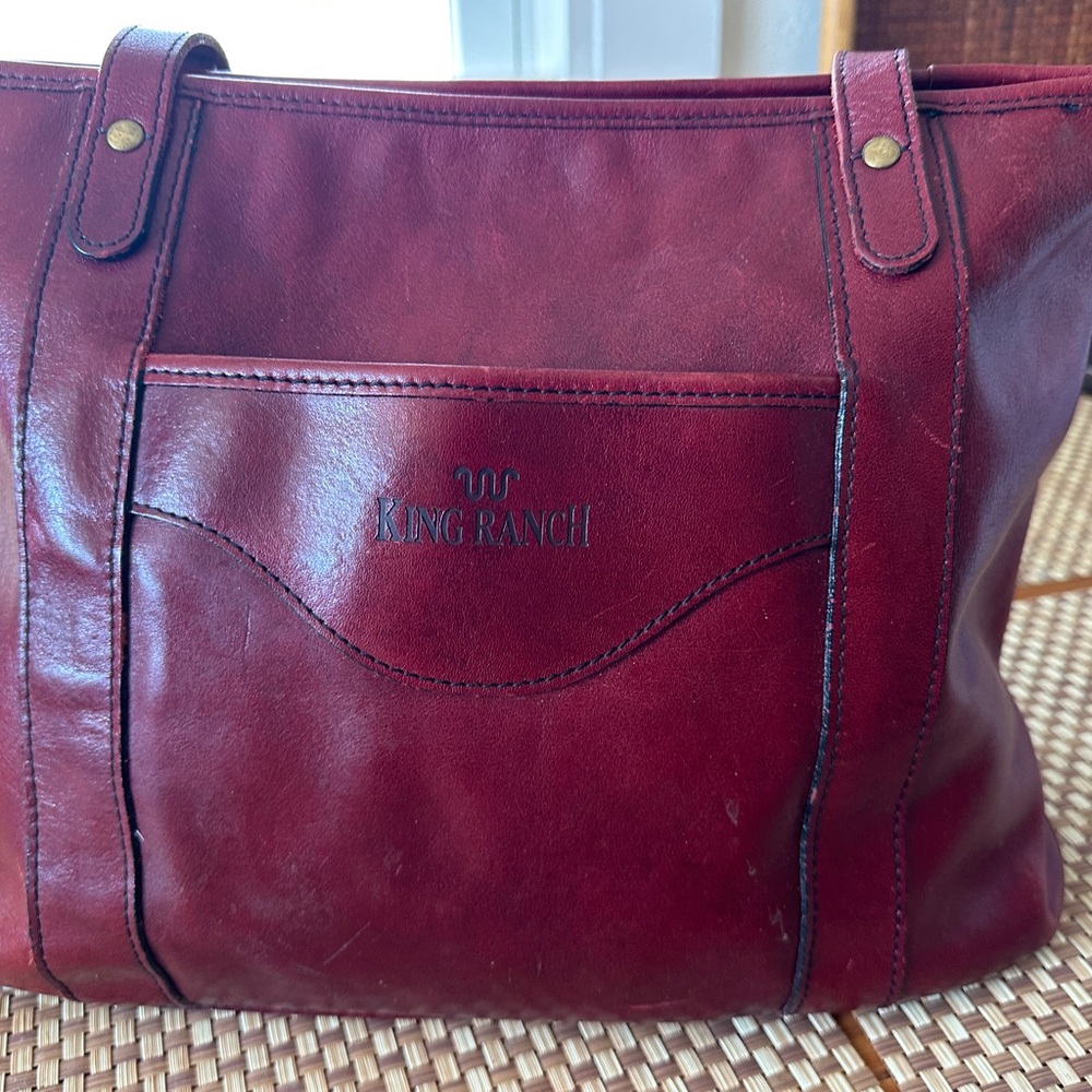 King Ranch Women's “Merlot” Leather Shoulder Bags